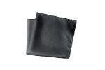 Men's 30x30cm grey satin pocket square, 100% microfiber