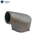 OEM aluminum lost-wax casting parts-elbow pipe connector