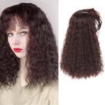 Synthetic Long Wavy Curly Half Head Women Wig