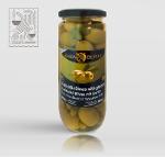 Chalkidiki olives stuffed with gherkin