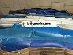 HDPE Blue drum bales and regrind