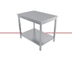 Work Table With Undershelf - Flat Packed