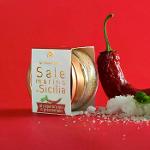 Salt of sicily in pepper and parsley