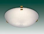 Round glass ceiling lamp