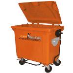 660 Liter Plastic Waste Container with Pedal