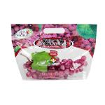 Plastic Stand up grape pouch bag with zipper 