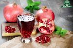 Organic pomegranate fruit juice
