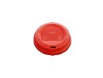 Lid for glasses cup cover 250 red 80 mm red