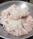 frozen pig intestine