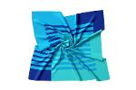 Microfiber scarves (60x60) for corporate style - blue