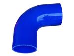 Silicone Bend 90° "blue" 102 Mm