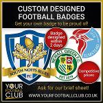 Custom Designed Football Badges