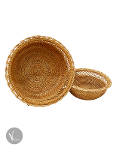 Hand Woven Round Rattan Basket
