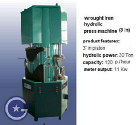 Wrought Iron Hydrolic Press Machine