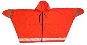 Brella 2020 Orange Reflective Rain Jacket