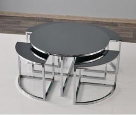 Metal Nesting Tables Coffee Table Set