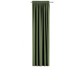 Curtain with channel and head