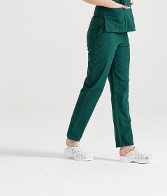 Green medical pants, women - Green