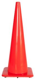 Cone soft pvc no stripes H 92 cm