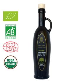 Organic Olive Oil in 500mL Hannibal Glass bottle