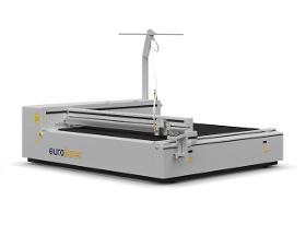 Laser cutting machine for textiles