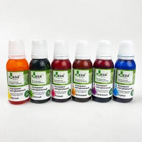 Natural water-soluble food dye in mass Vegycol-gel KREDA, 6 
