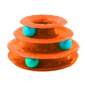 3 Floored Circle Track Cat Toy