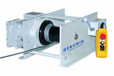 Electric operated worm gear winch